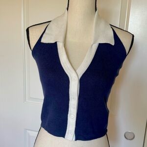 Sweater halter polo